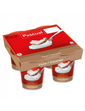 YOGUR PASCUAL SABOR COCO PACK-4 UD