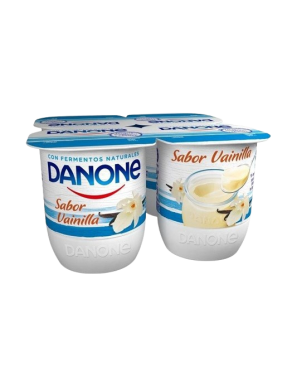 DANONE YOGUR SABOR VAINILLA PACK 4 UD