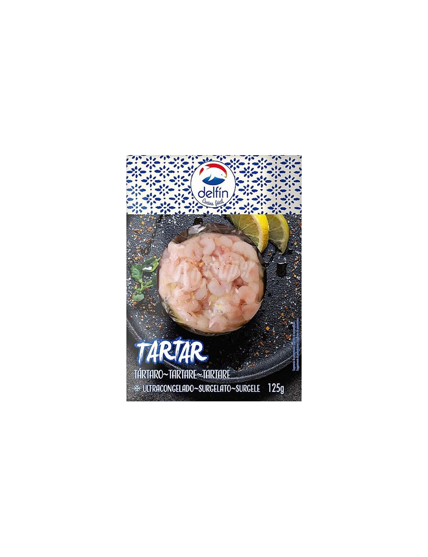 TARTAR DE GAMBA Y AGUACATE  DELFIN PAQUETE 125GR