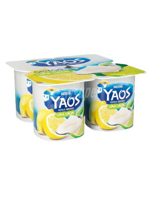 NESTLE YAOS ESTILO GRIEGO LIMA-LIMON PACK-4 UD