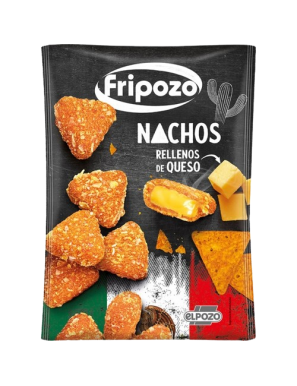 NACHOS RELLENOS QUESO C/69235  FRIPOZO BOLSA 1 KG.