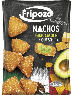 NACHOS RELLENOS GUACAMOLE C/69236  FRIPOZO B/1 KG.