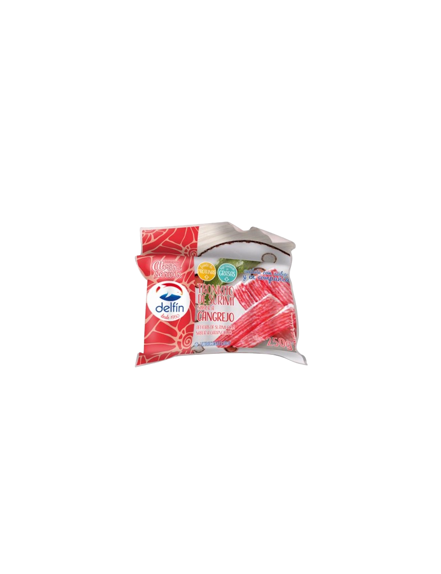 CANGREJO PALITO TRONKITO DE SURIMI DELFIN  P/250GR