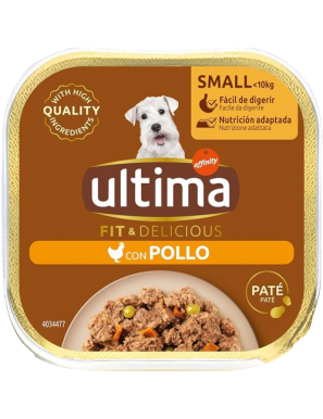 COMIDA PERRO PATE ULTIMA FIT DELI POLLO T/150G