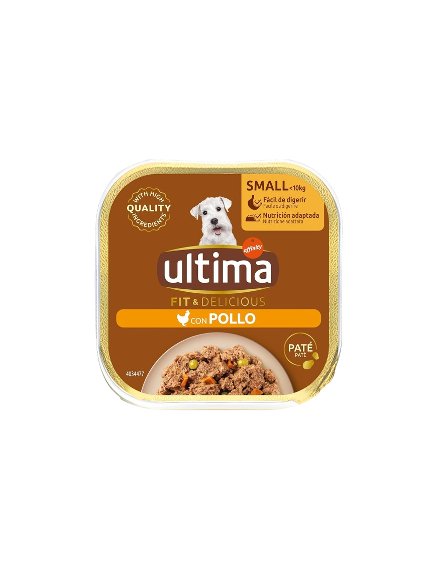 COMIDA PERRO PATE ULTIMA FIT DELI POLLO T/150G