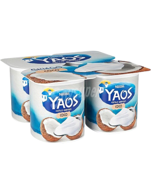 NESTLE YAOS ESTILO GRIEGO COCO PACK-4 UD