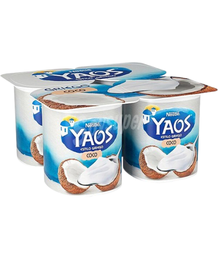 NESTLE YAOS ESTILO GRIEGO COCO PACK-4 UD