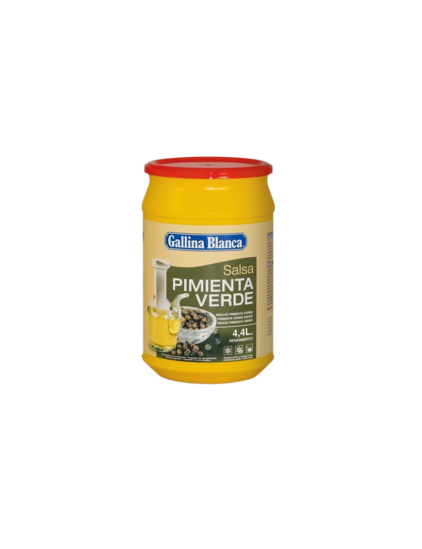 SALSA PIMIENTA VERDE G/BLANCA R/4 L B/600 GR