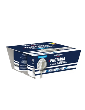 DANONE PROTEINA NATURAL P/4UD