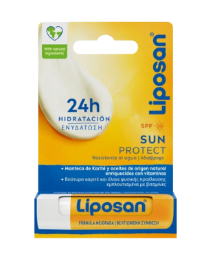 BALSAMO LABIAL LIPOSAN SUN PROTECT SPF 30 B/4,8 GR