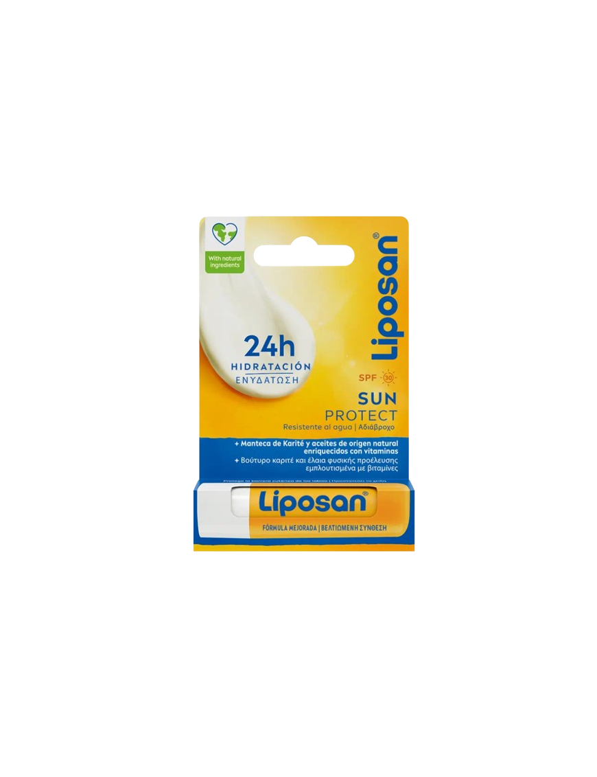 BALSAMO LABIAL LIPOSAN SUN PROTECT SPF 30 B/4,8 GR