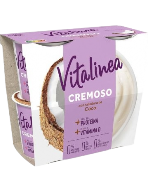 DANONE VITALINEA CREMOSO CON COCO PACK-4 UD