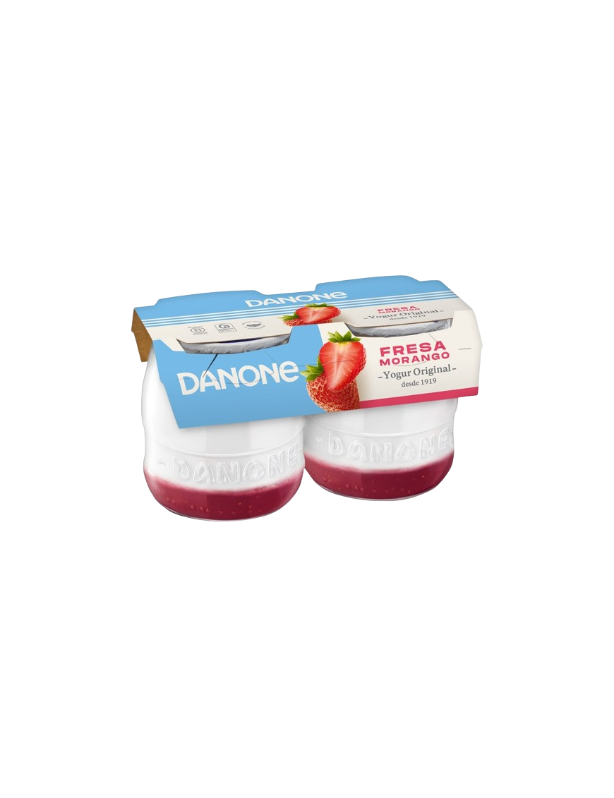 DANONE YOGUR ORIGINAL FRESA T/C P/2UD.