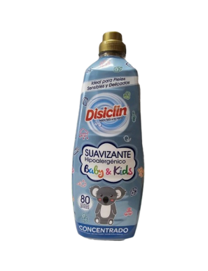 SUAVIZANTE DISICLIN BABY/KIDS HIPOALERGENICO 80LAV