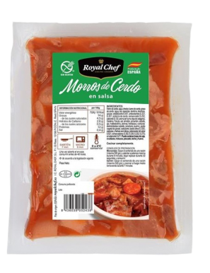 MORROS DE CERDO EN SALSA ROYAL CHEF BOLSA 500GR