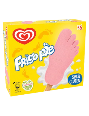 HELADO FRIGO FRIGOPIE FRESA P/6U