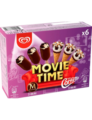 HELADO FRIGO CORNETTO MOVIE TIME RF/31607 P/6 UD