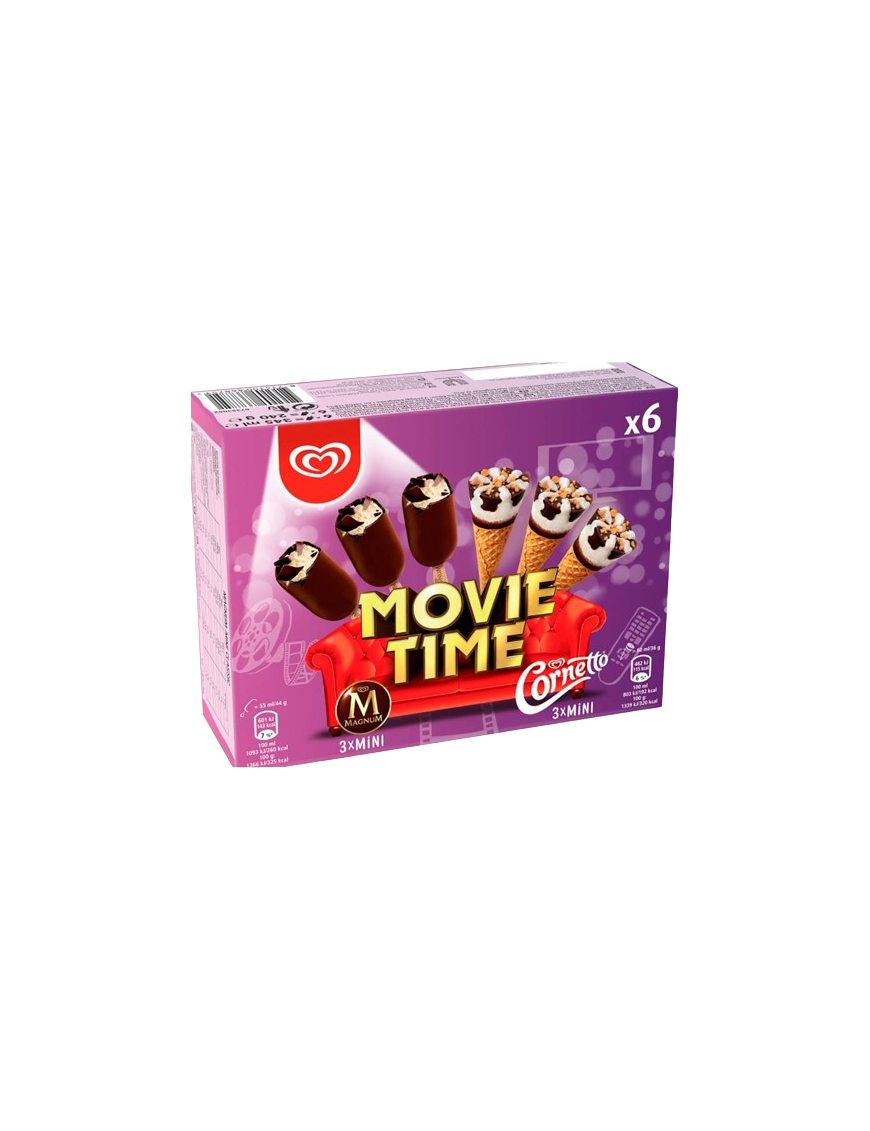 HELADO FRIGO CORNETTO MOVIE TIME RF/31607 P/6 UD