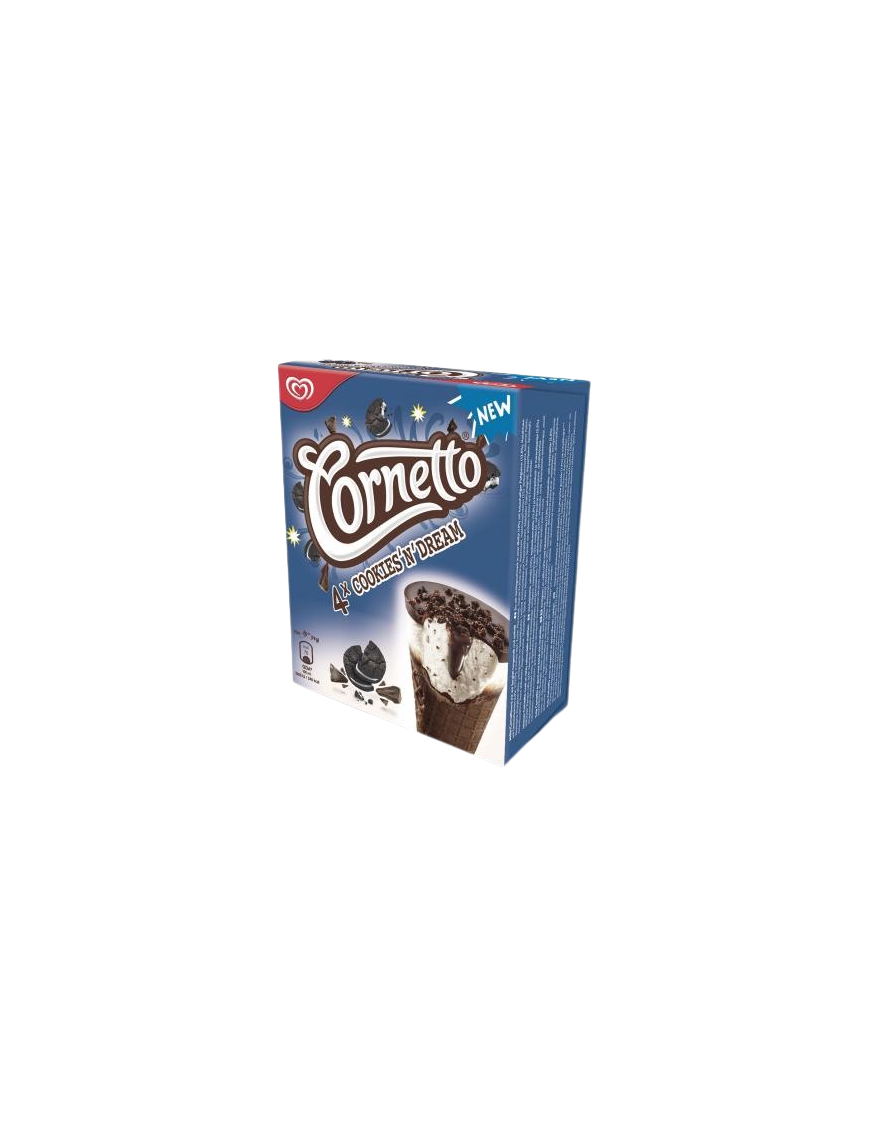 HELADO FRIGO CORNETTO COOKIES´N´DREAM PACK/4UD