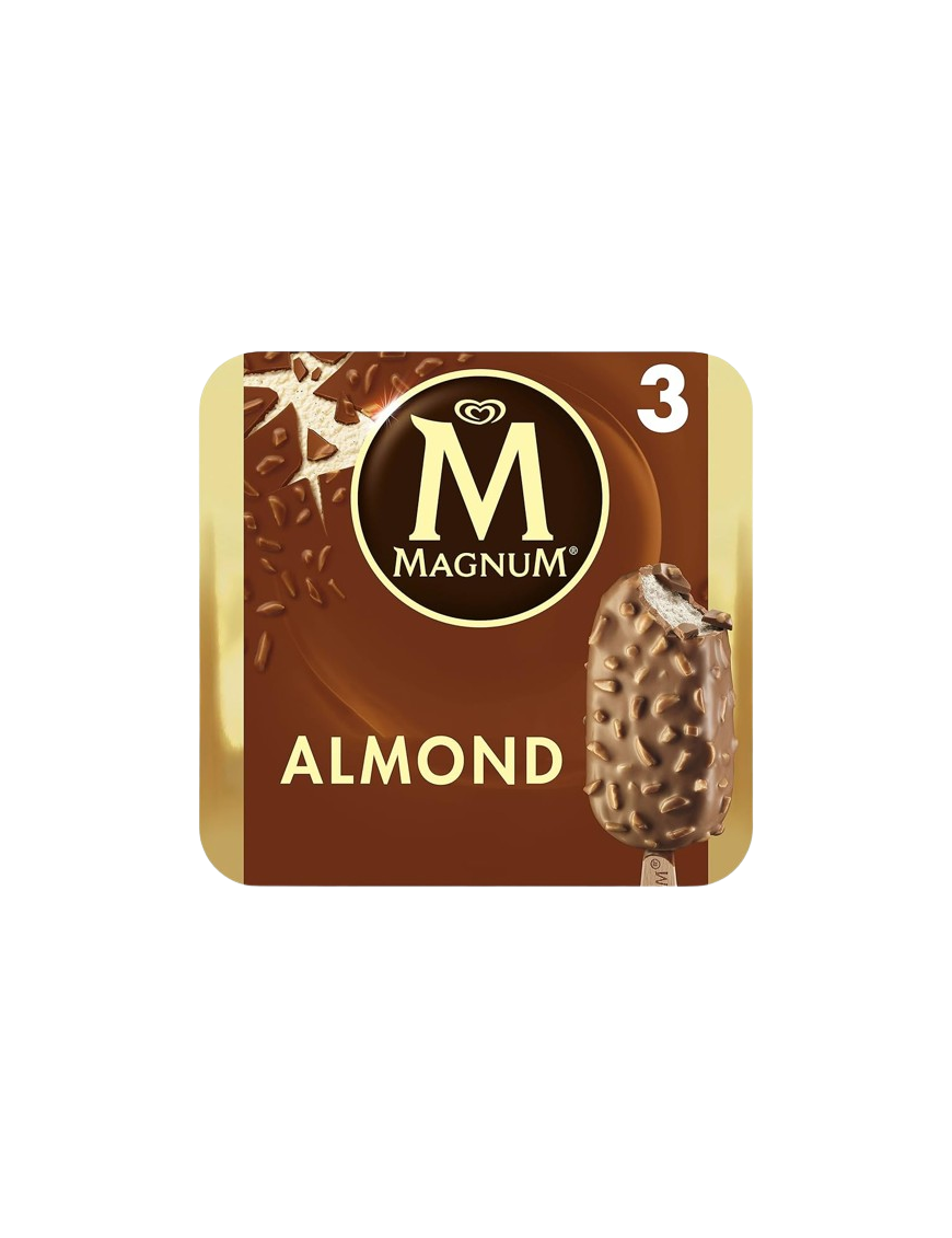 HELADO FRIGO MAGNUM ALMENDRADO PACK 3 X 110ML