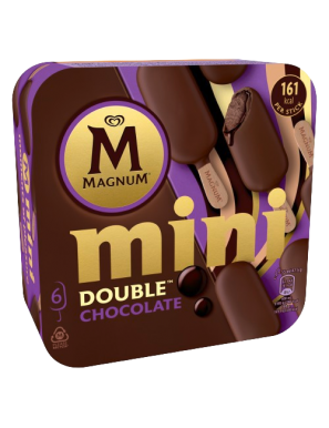 HELADO FRIGO MAGNUM MINI DOBLE CHOCOLATE P/6 UD