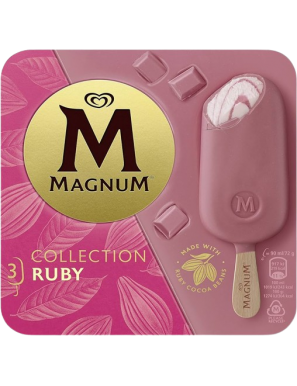 HELADO FRIGO MAGNUM RUBY PACK 3 X 110ML