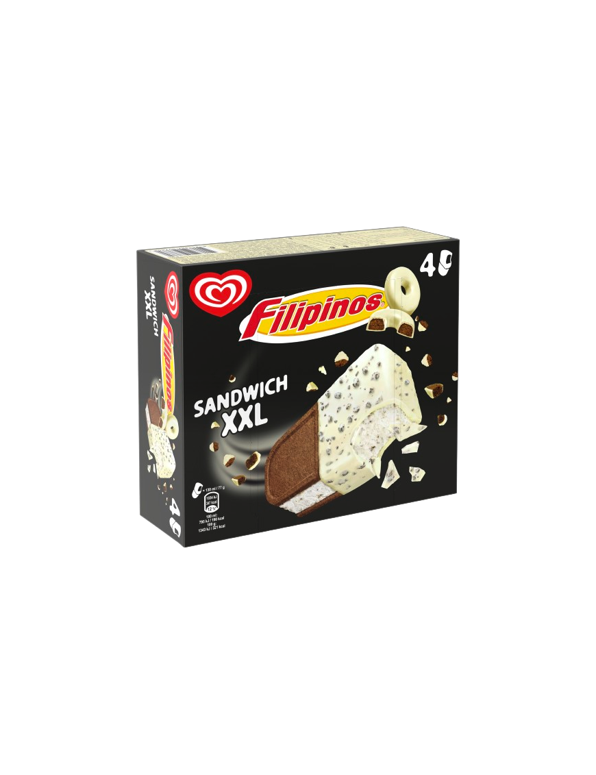 HELADO FRIGO SANDWICH FILIPINOS P/4 X 130ML