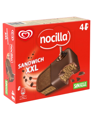 HELADO FRIGO SANDWICH NOCILLA P/4 X 140ML