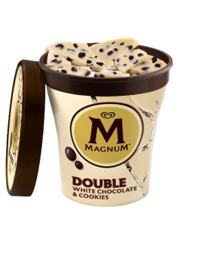 HELADO FRIGO TARRINA MAGNUM BLANCO-COOKIES 440ML