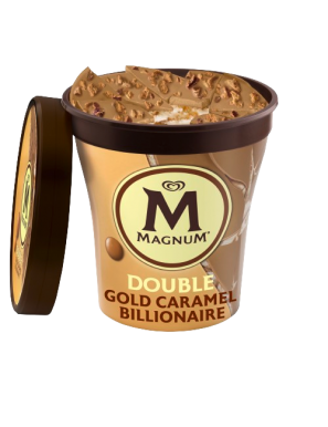 HELADO FRIGO TARRINA MAGNUM GOLD CAR BIL 440ML