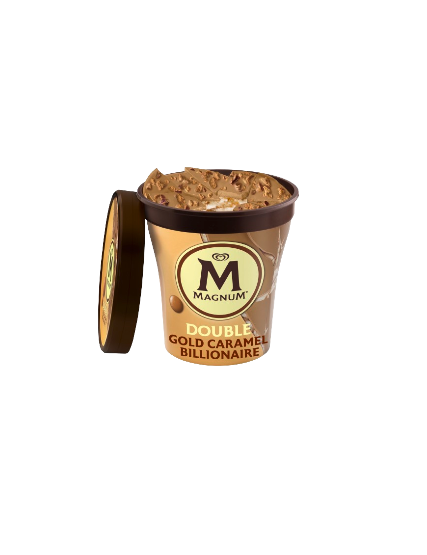 HELADO FRIGO TARRINA MAGNUM GOLD CAR BIL 440ML