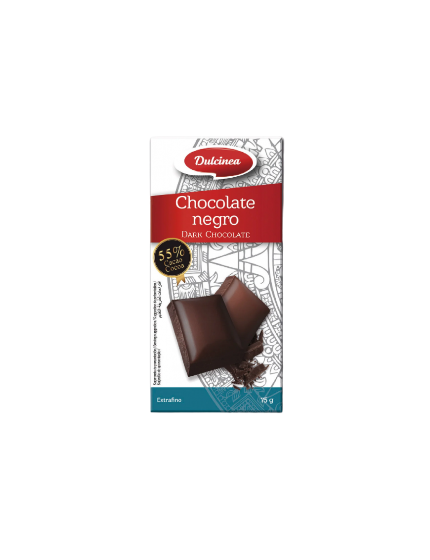 CHOCOLATE DULCINEA NEGRO EXTRAFINO T/75 GR