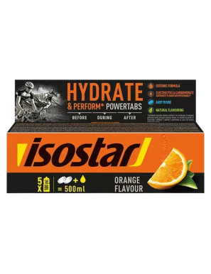 ISOSTAR POWERTABS NARANJA 120GR B/10 UD