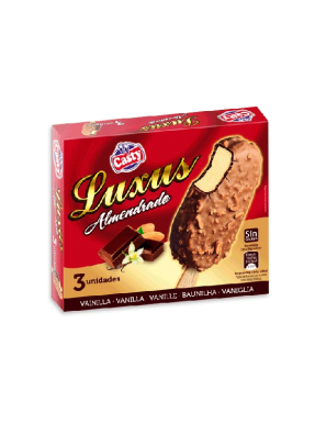 HELADO CASTY LUXUS ALMENDRADO PACK-3U