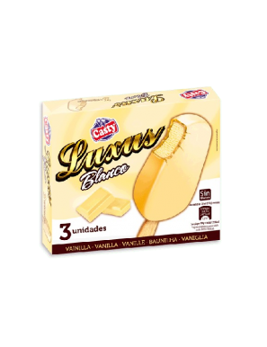 HELADO CASTY LUXUS BLANCO PACK-3U