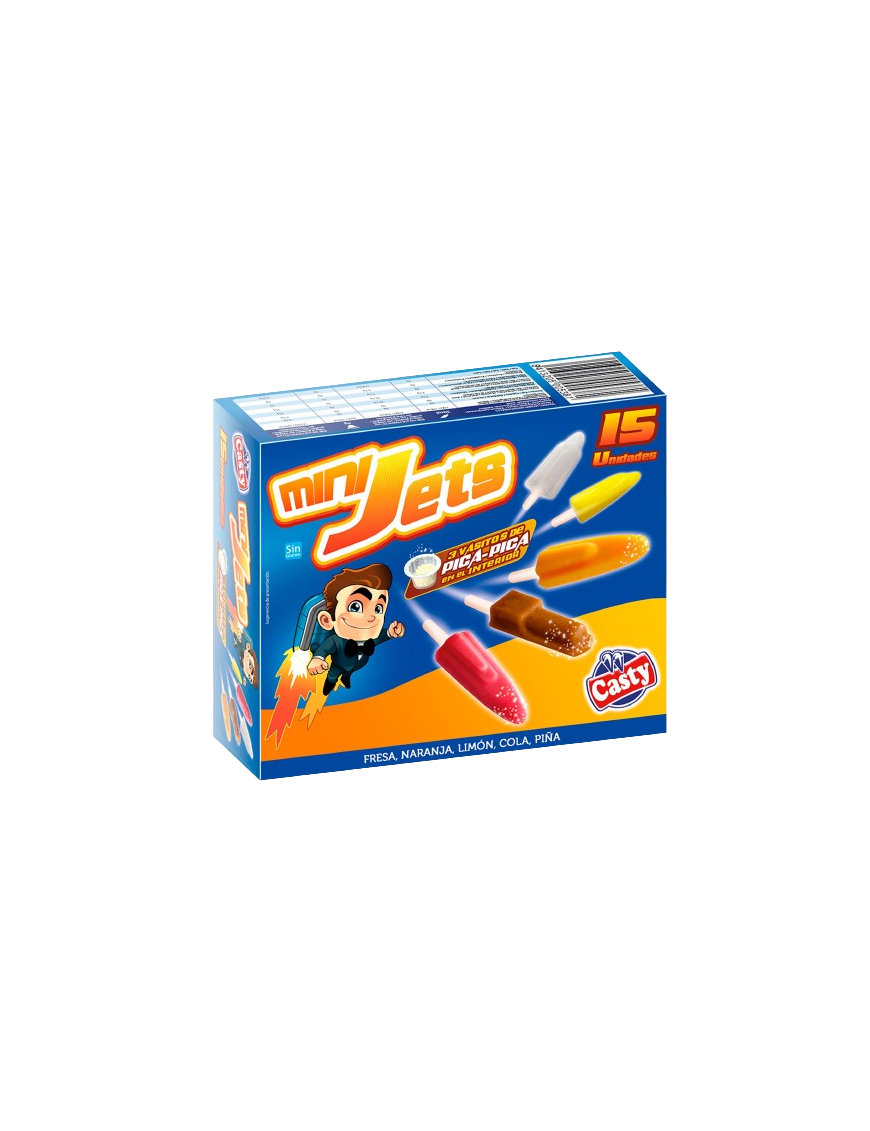 HELADO CASTY MINI JETS 5U 20ML + PICA PICA