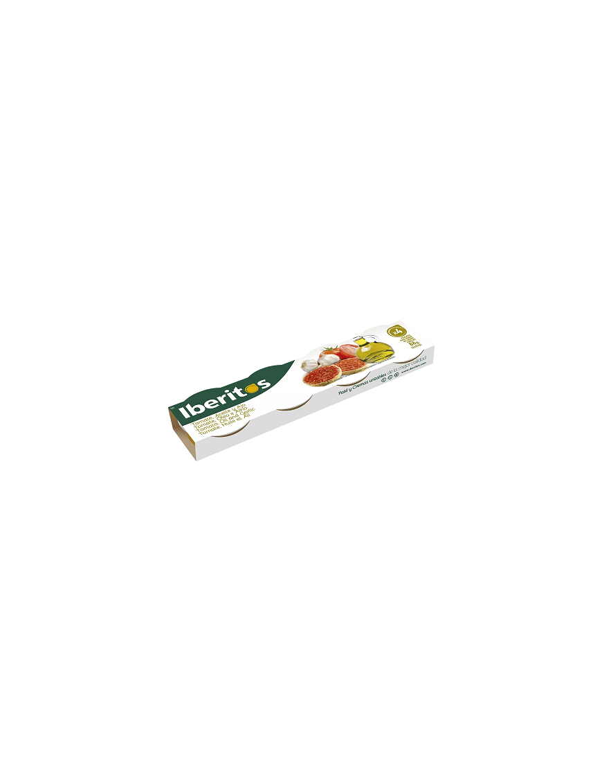 TOMATE IBERITOS ACEITE+AJO PORCION  PACK-4UD