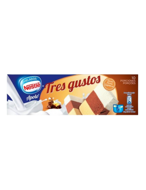 HELADO FRIGO CORTE TRES GUSTOS BARRA 1L