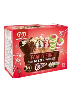 HELADO FRIGO FAMILY FUN MIX MINI P/6 UD