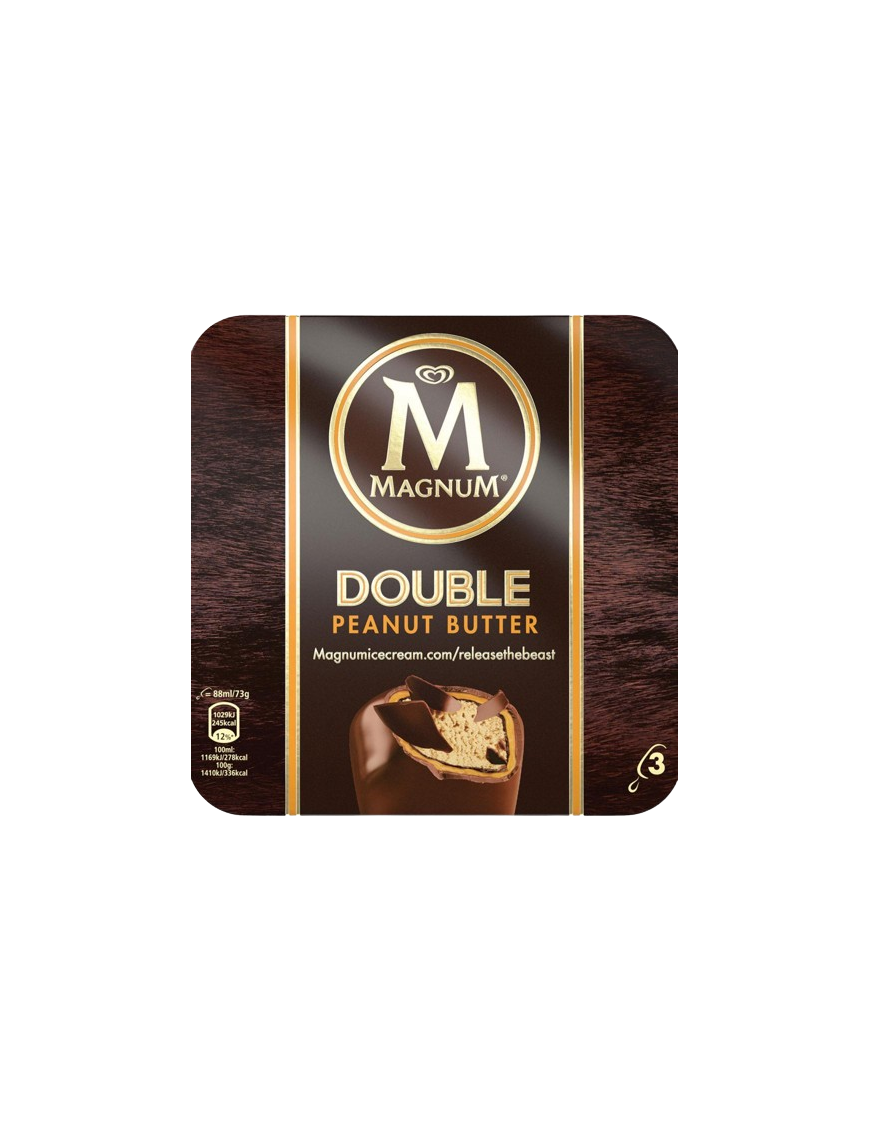 HELADO FRIGO MAGNUM DOBLE CREMA CACAHUETE UNIDAD