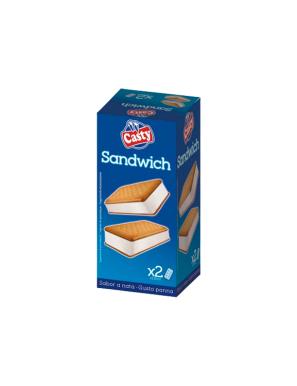 HELADO CASTY SANDWICH NATA PACK-2 X 115 ML