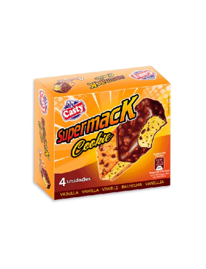 HELADO CASTY SUPERMACK COOKIES PACK/4 UD