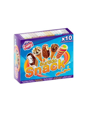 HELADO CASTY SURTIDO SNACK MINI P/10 UD