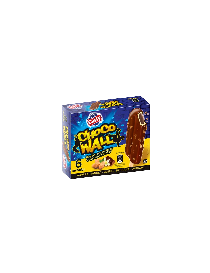 HELADO CASTY CHOCO WALL PACK-6 UD