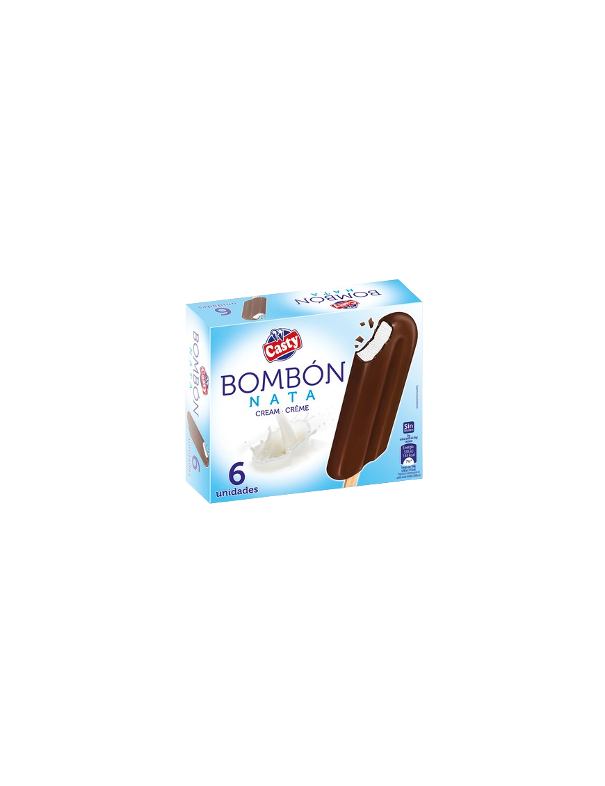 HELADO CASTY BOMBON NATA PACK-6 UD