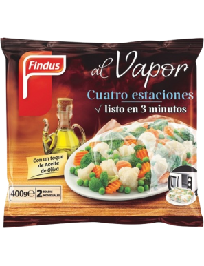 MENESTRA VERDURA 4 EST. VAPOR FINDUS CONG. B/400GR