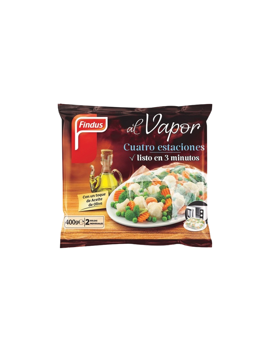 MENESTRA VERDURA 4 EST. VAPOR FINDUS CONG. B/400GR