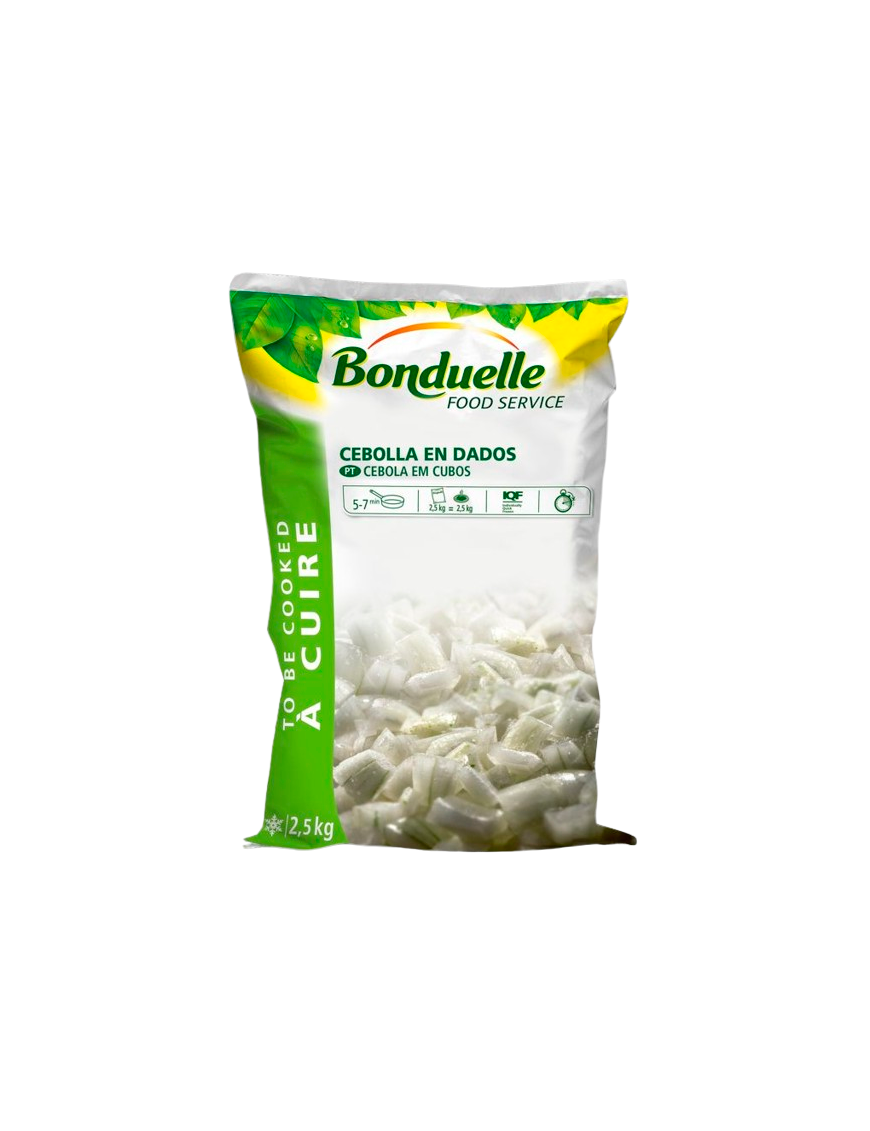 BONDUELLE CEBOLLA DADOS CONG. B/2,5 KG