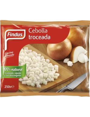 CEBOLLA  CONG. TROCEADA FINDUS BOLSA 250GR