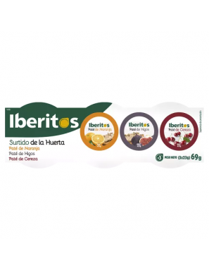 PATE IBERITOS SURTIDO DE LA HUERTA 23GR PACK-3 UD